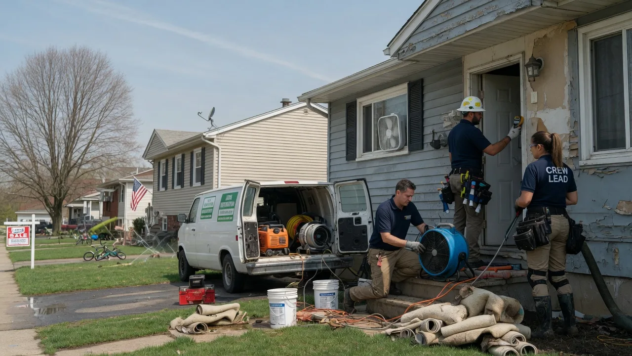 Flood Cleanup in Lansdale, PA near me